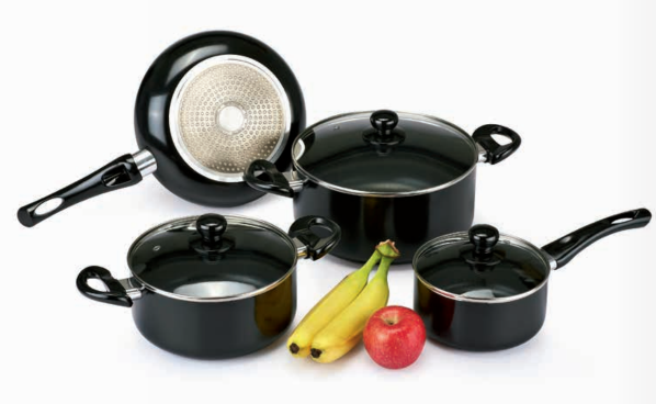 Stamping 7pcs non-stick Cookware Set